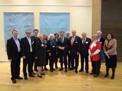 Intensiver und aufschlussreicher Gedankenaustausch der fr Europaangelegenheiten zustndigen Ausschussvorsitzenden der deutschen Lnderparlamente in Brssel, 25.3. - 26.3.2013