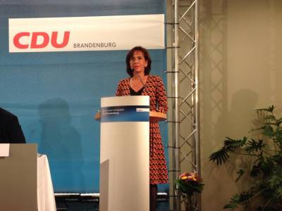 Barbara Richstein wurde beim Landesparteitag der CDU Brandenburg am 19. Oktober 2013 erneut zur Stellvertretenden Landesvorsitzenden gewhlt. 
