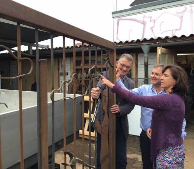 Von links nach rechts: Uwe Feiler MdB, Michael Ziesiecke, Barbara Richstein MdL